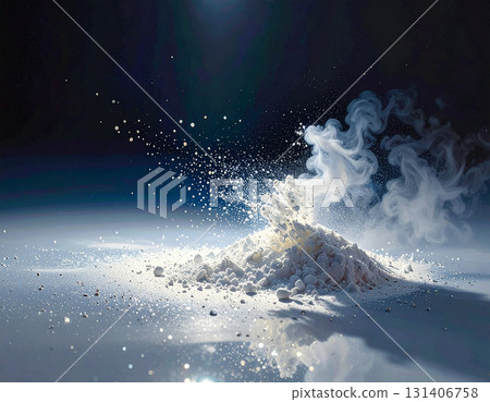 Christmas Snow AI Generation Background 131406758