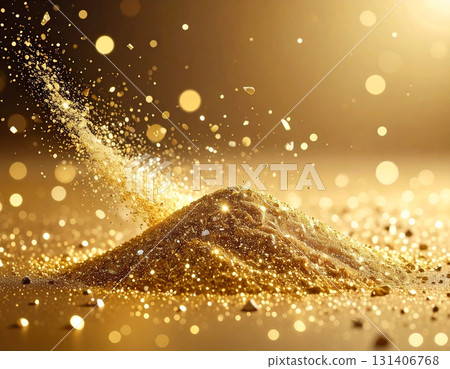 聖誕金色人工智慧生成背景 131406768