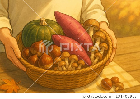 拿著籃子的人 拿著籃子的人 131406913