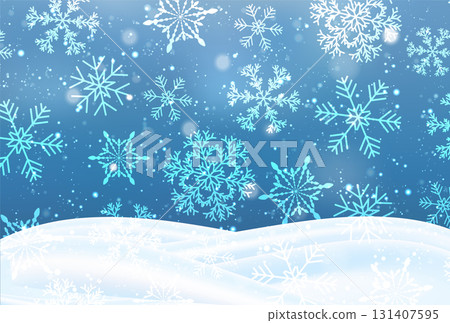 Snow Christmas winter light background Snow Christmas winter light background 131407595