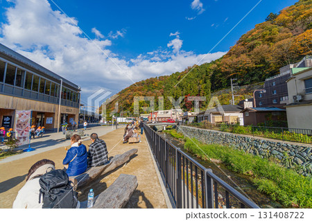 Autumn in front of Keio Takaosanguchi Station Autumn in front of Keio Takaosanguchi Station 131408722
