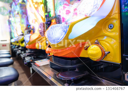 Pachinko, slots, game center 131408767