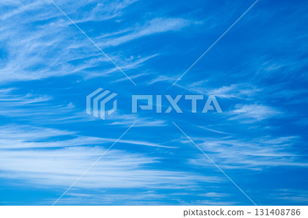 Gentle summer cirrus clouds Gentle summer cirrus clouds 131408786