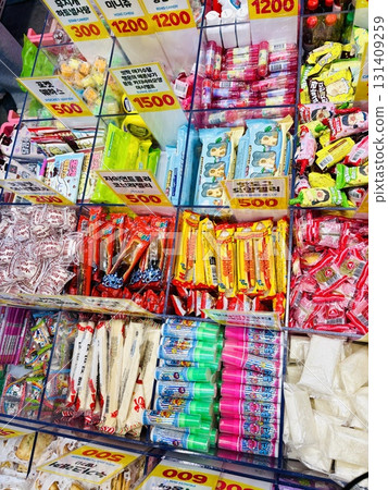 Colorful foreign sweets 131409259