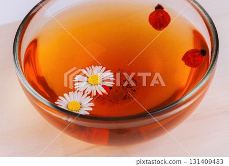 Glass cup of vitamin-rich 131409483