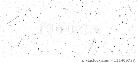 Speckled gritty background. Monochrome texture of stains, scratches, crack. Subtle halftone grunge urban pattern. Vector illustration Speckled gritty background. Monochrome texture of stains, scratches, crack. Subtle halftone grunge urban pattern. Vector illustration 131409757