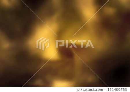 一幅棕褐色調的抽象圖像，暗金色（赭色）霧狀煙霧在黑暗背景下盤旋 131409763