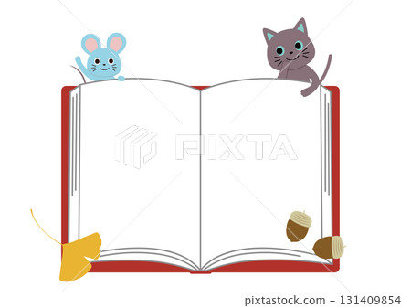 秋季讀書季：貓、老鼠和秋葉書架 131409854