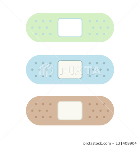 Illustration material of adhesive plaster 131409904