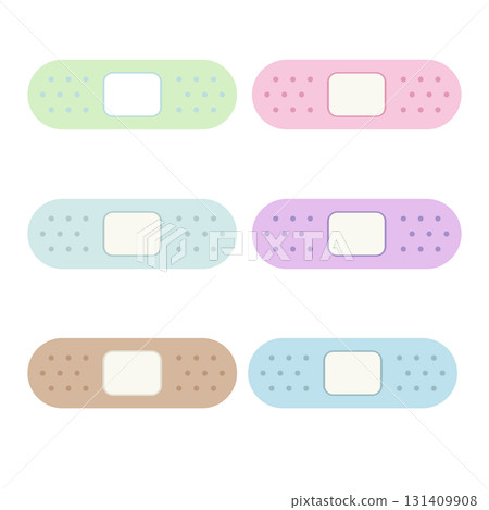 Illustration material of adhesive plaster 131409908