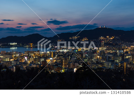 Nagasaki Night View, one of the New Top Three Night Views in the World, View from Kazagashira Park Observatory Nagasaki Night View, one of the New Top Three Night Views in the World, View from Kazagashira Park Observatory 131410586