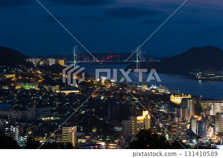 Nagasaki Night View, one of the New Top Three Night Views in the World, View from Kazagashira Park Observatory Nagasaki Night View, one of the New Top Three Night Views in the World, View from Kazagashira Park Observatory 131410589
