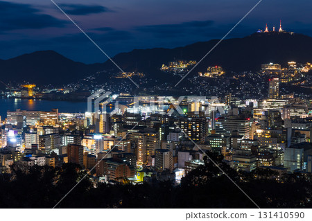 Nagasaki Night View, one of the New Top Three Night Views in the World, View from Kazagashira Park Observatory Nagasaki Night View, one of the New Top Three Night Views in the World, View from Kazagashira Park Observatory 131410590