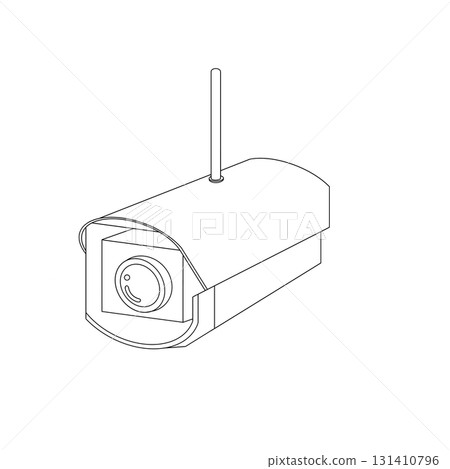 Bullet type security camera Bullet type security camera 131410796
