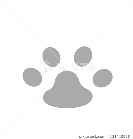 動物爪子(灰色) 動物爪子(灰色) 131410958