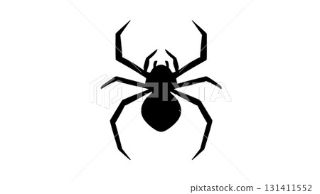 可怕的蜘蛛剪影 131411552