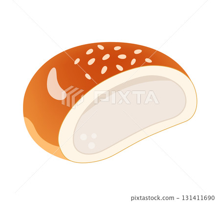 White bean bun icon White bean bun icon 131411690