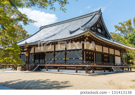 National treasure, Ninna-ji Temple's Golden Hall. Kyoto, World Heritage Site 131413136