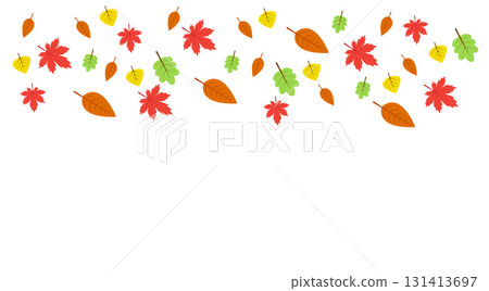 Background with maple autumn leaves 131413697