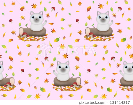 貓騎圓木的無縫圖案 L-3' 貓騎圓木的無縫圖案 L-3' 131414217