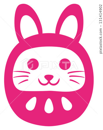Year of the Rabbit New Year's card stamp Year of the Rabbit New Year's card stamp 131414902