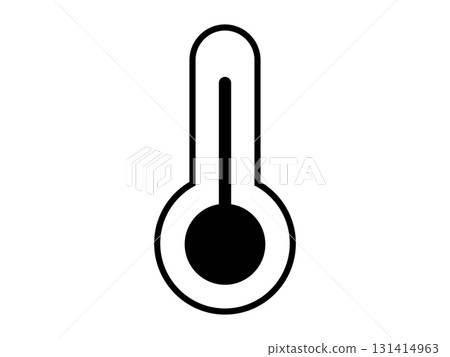 Thermo-hygrometer icon monotone 131414963