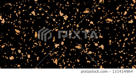 Biscuit crumbs top view bg as a seamless pattern on table 131414964