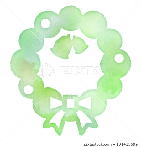 Christmas wreath, wreath, winter, event, Christmas, watercolor touch, design icon, gentle, ecological Christmas wreath, wreath, winter, event, Christmas, watercolor touch, design icon, gentle, ecological 131415699
