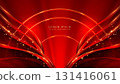 Luxury red background with golden line, circle elements, glitter light effect, and shiny dot decoration 131416061