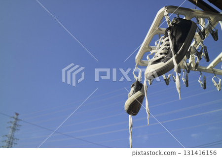 Hanging out washed sneakers Hanging out washed sneakers 131416156