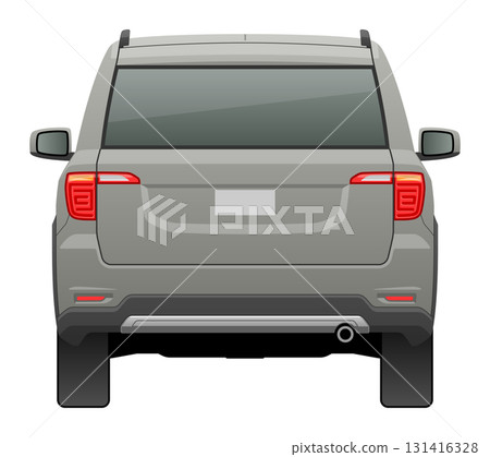 汽車（大型SUV）的後視圖 131416328