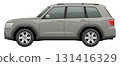 汽車(大型SUV)的側面圖 汽車(大型SUV)的側面圖 131416329