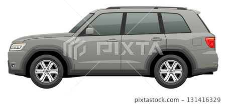 汽車（大型SUV）的側面圖 131416329