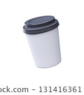 3D White Disposable Drink Cup 131416361