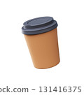 3D Eco Kraft Beverage Cup for Hot Drinks 131416375
