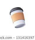 3D Hot Beverage Paper Cup 131416397