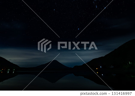 Mount Fuji as seen from Lake Shoji, Yamanashi Prefecture 131416997