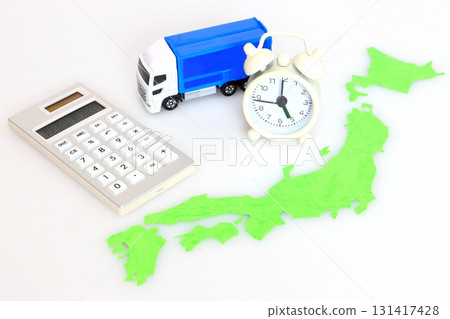 全國派送（物流、準時、運輸成本形象） 131417428