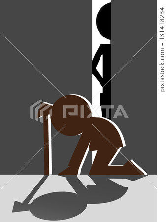 Elder Abuse Pictogram 131418234