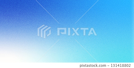 Blue noise gradient background. Navy grainy texture gradation cover. Christmas soft cold transition. Fresh banner template. Horizontal smooth blur retro cover. Vector illustration 131418802