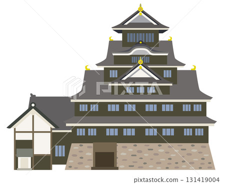 Okayama Castle, Japanese castle, castle tower, Okayama Prefecture 131419004