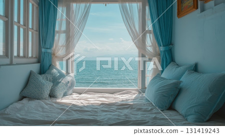 Cozy seaside room with ocean view Cozy seaside room with ocean view 131419243