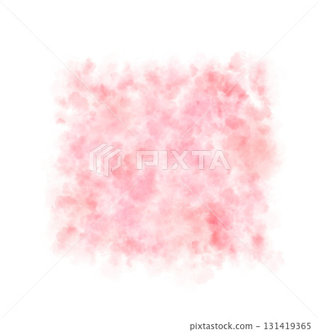 Square dark red smoke layer on transparent background, abstract fog cloud texture for overlays and atmospheric effects 131419365