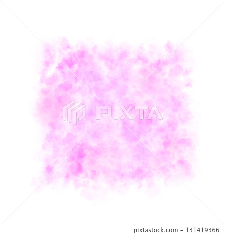 Square dark pink smoke layer on transparent background, abstract fog cloud texture for overlays and atmospheric effects 131419366