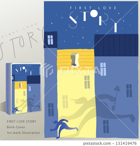 A flat design vector illustration of a woman standing by the window of a Western-style apartment at night, waiting for her lover. A flat design vector illustration of a woman standing by the window of a Western-style apartment at night, waiting for her lover. 131419476