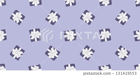 Seamless Gift Box Pattern Seamless Gift Box Pattern 131419553