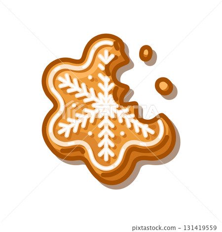 Gingerbread Snowflake Cookie 131419559