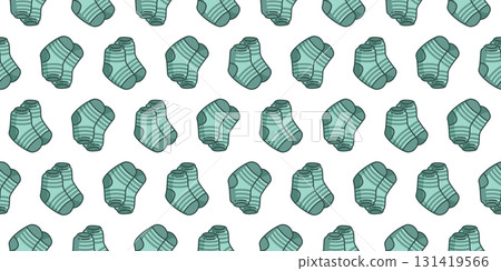 Seamless Mint Socks Pattern Seamless Mint Socks Pattern 131419566