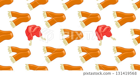 Seamless Jacket Coat Pattern Seamless Jacket Coat Pattern 131419568