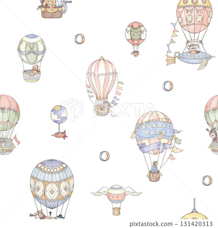 Assorted Handpainted Watercolor Floral And Animal Patterned Decorative Paper Collection 131420313